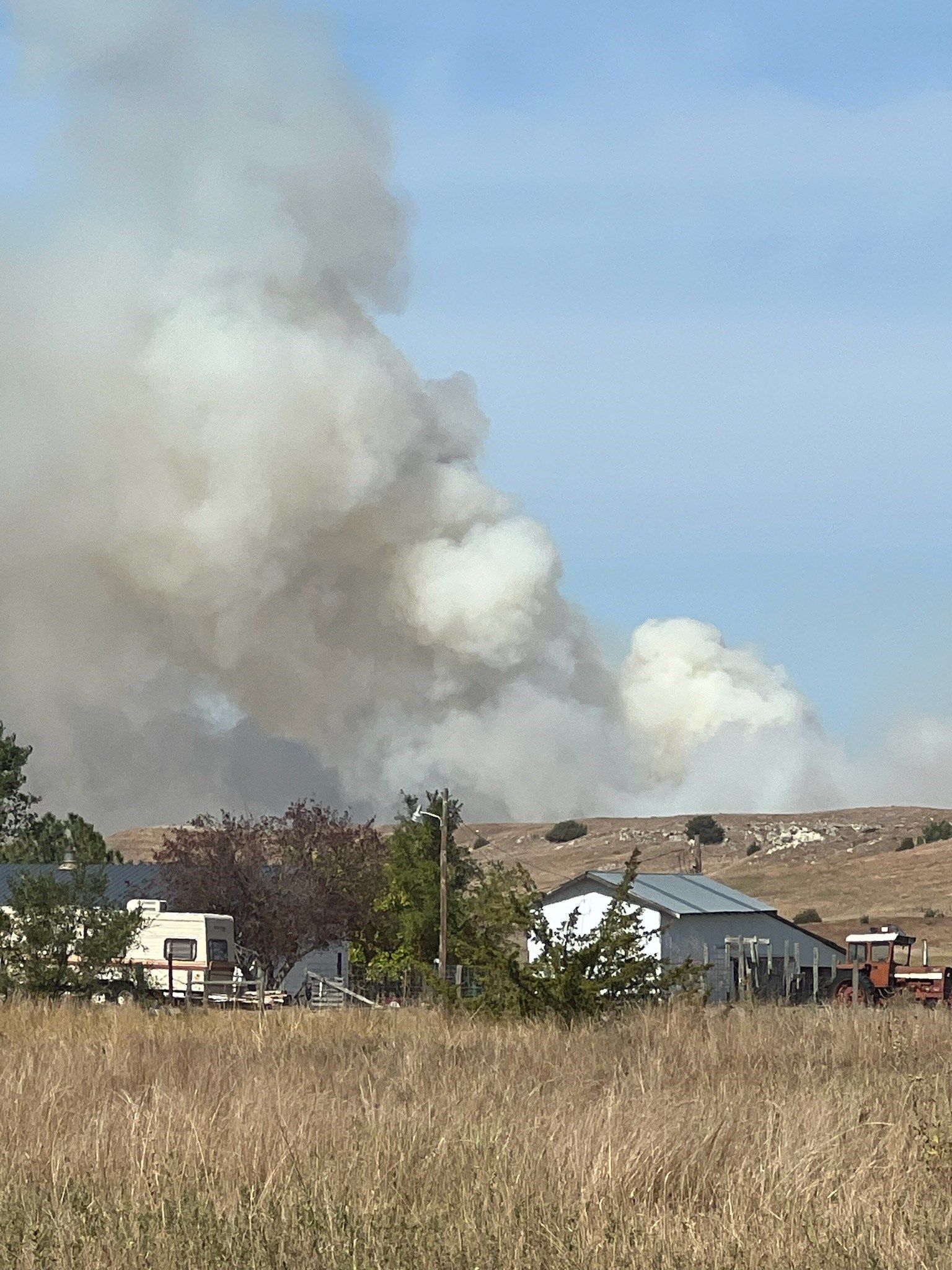 Fire north-west of Valentine