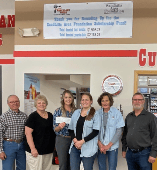Valentine grocery shoppers donate more than $2000 in around a month to Sandhills Area Foundation