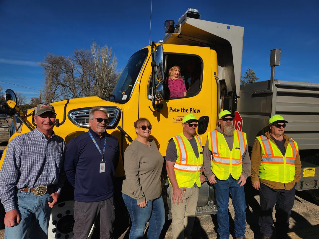 Rushville 1st grader wins NDOT snowplow naming contest