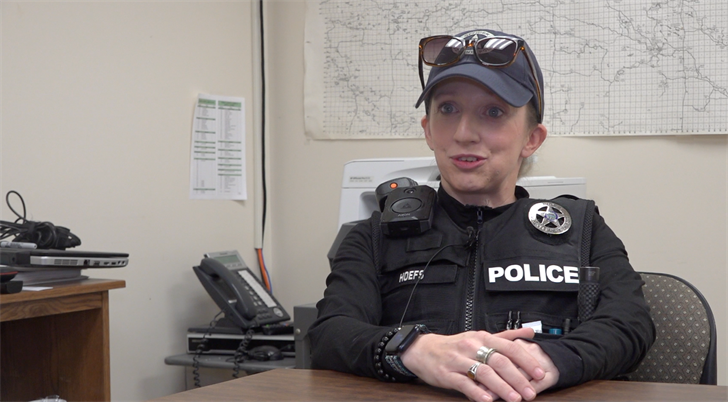 Valentine Police Officer Jasmine Hoefs