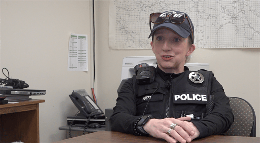 Valentine Police Officer Jasmine Hoefs