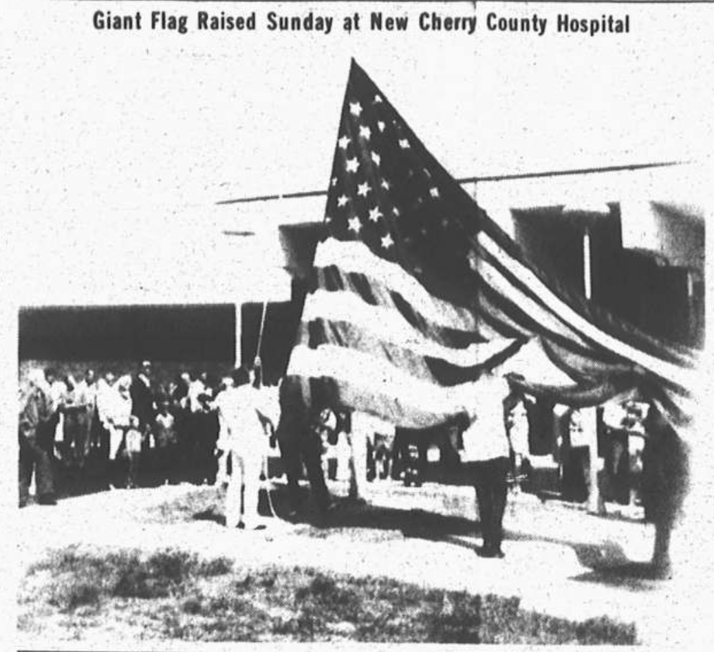 Cherry County Hospital dedication in 1975