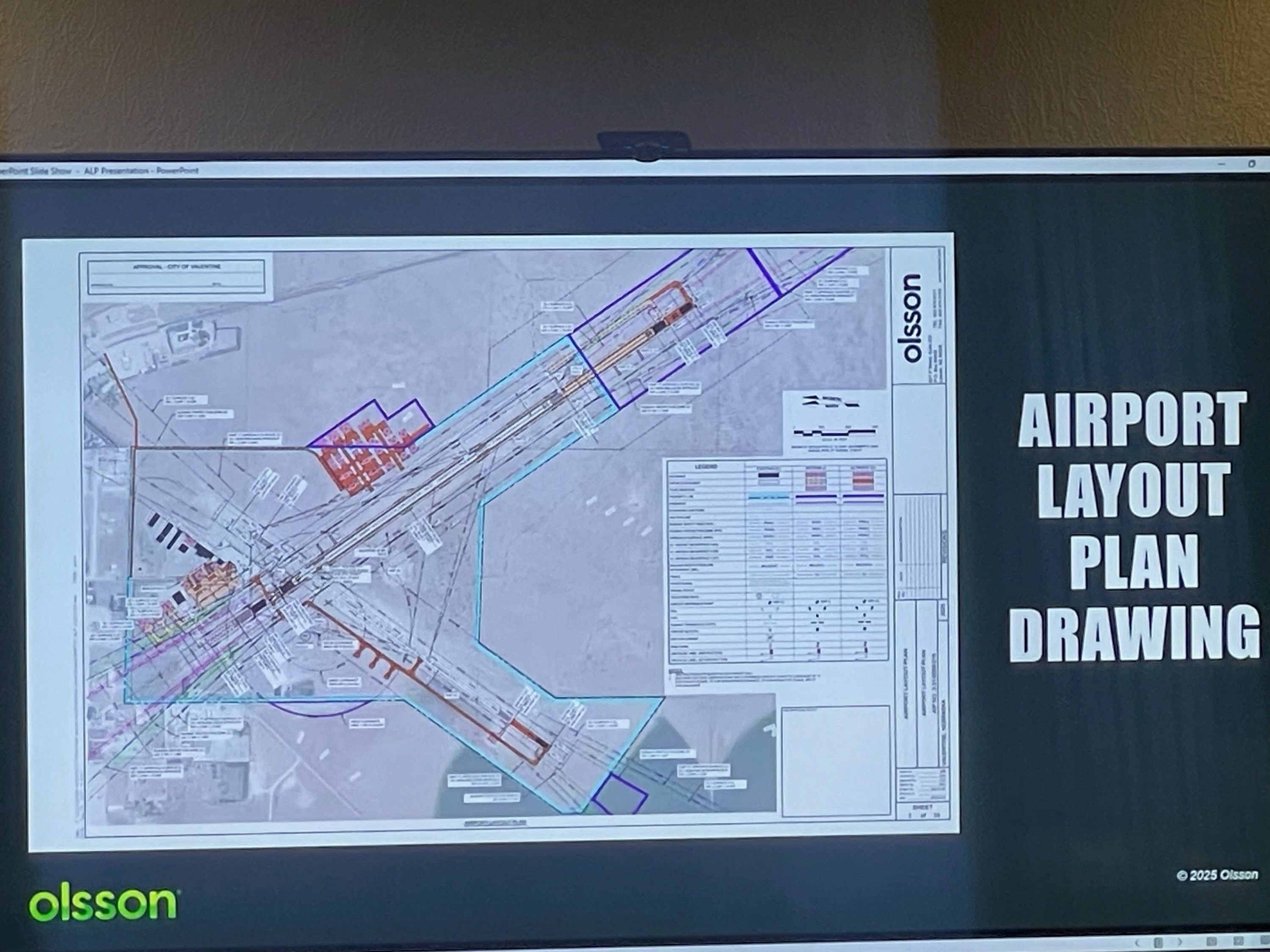 Miller Field Airport layout plan