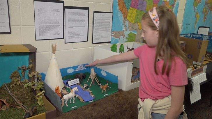 Native American Heritage Museum created by Valentine middle schoolers