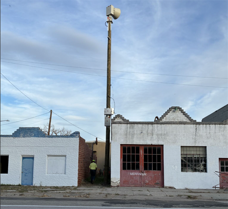 New outdoor weather warning siren installed in Merriman