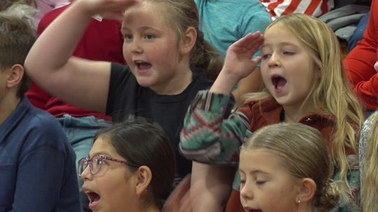 Standing room only at Valentine Elementary’s Veterans Day program