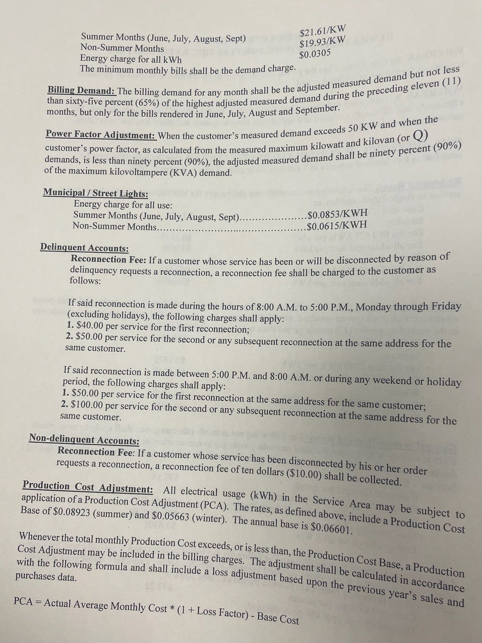 Electric rates set to rise in Valentine